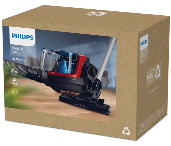 Philips 3000 series Bezsáčkový vysavač PowerPro Compact FC9330/09