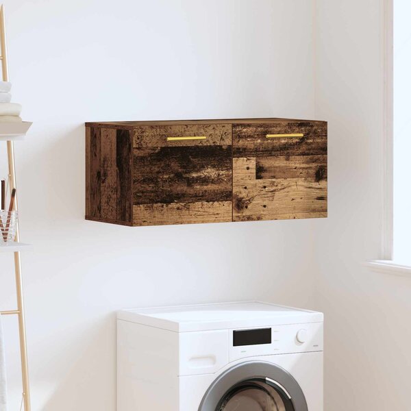 VidaXL Nástěnná skříňka 80 x 36,5 x 35 cm kompozitní dřevo [879557] Barva: dub sonoma