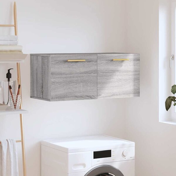 VidaXL Nástěnná skříňka 80 x 36,5 x 35 cm kompozitní dřevo [879557] Barva: dub sonoma