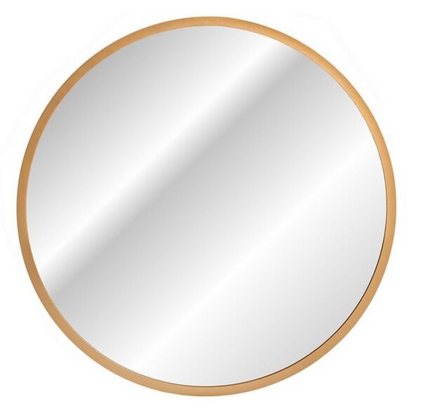 ViaDomo Via Domo - LED zrcadlo Hestia - zlatá - 60x60 cm