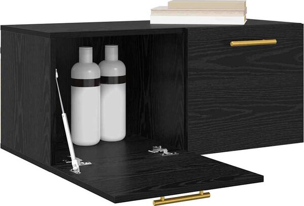 VidaXL Nástěnná skříňka 80 x 36,5 x 35 cm kompozitní dřevo [879557] Barva: dub sonoma