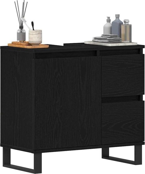VidaXL Koupelnová skříňka 65 x 33 x 60 cm kompozitní dřevo [862892] Barva: dub artisan