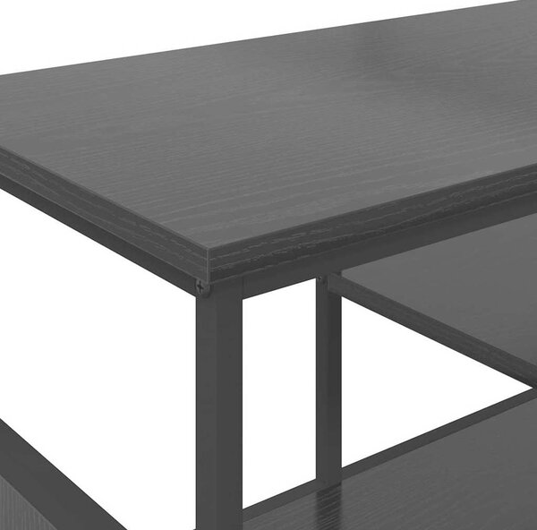 VidaXL TV skříňka 100x35x45 cm kompozitní dřevo a železo [881306] Barva: dub sonoma