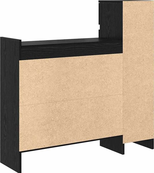 VidaXL Botník 100,5 x 28 x 100 cm kompozitní dřevo [871388] Barva: Bílá