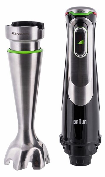 Braun MultiQuick 9 MQ 9195XLI 2 l Ponorný mixér 1200 W Černá, Nerezová ocel