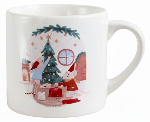 Porcelánový hrnek Vánoční myšky 180 ml