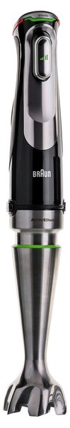 Braun MultiQuick 9 MQ 9195XLI 2 l Ponorný mixér 1200 W Černá, Nerezová ocel