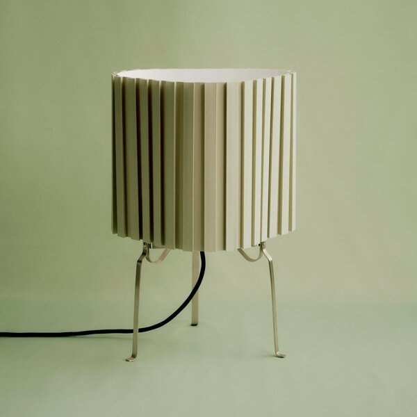 Stolní lampa HAY, Canelé, Zelená, Obývací pokoj, Tkanina / Textil, Design