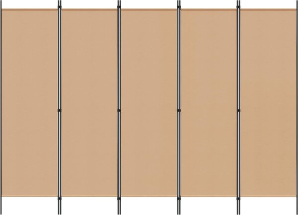VidaXL 5dílný paraván 250 x 180 cm [42039195] Barva: antracitová