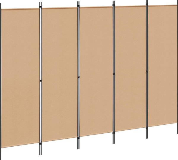 VidaXL 5dílný paraván 250 x 180 cm [42039195] Barva: antracitová