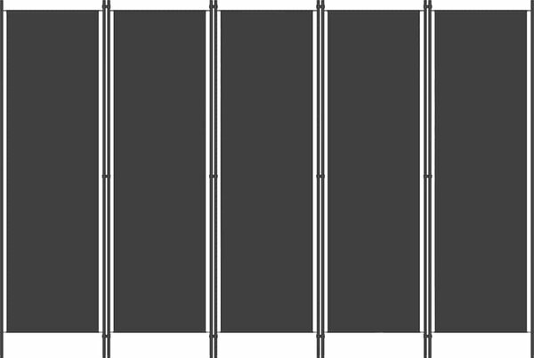 VidaXL 5dílný paraván 250 x 180 cm [42039195] Barva: antracitová