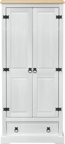 VidaXL Skříně se zásuvkou 76 x 50 x 170 cm Masivní borové dřevo [42024936] Barva: Medový vosk