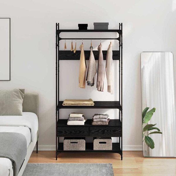 VidaXL Stojan na oblečení se zásuvkami 89 x 39 x 184,5 cm [883549] Barva: dub sonoma