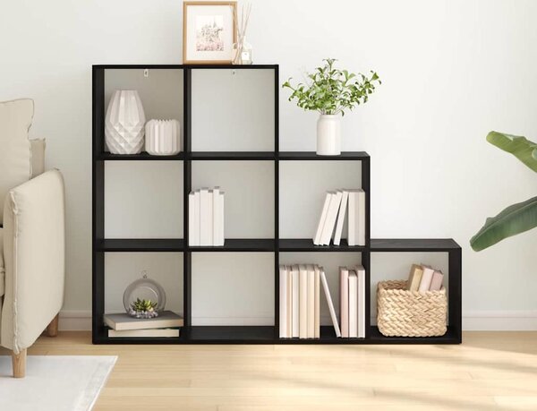 VidaXL Knihovna/dělící stěna 3patrová 137,5x29x103,5 cm [886273] Barva: dub sonoma