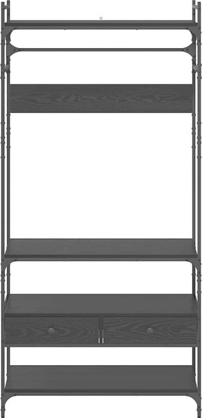 VidaXL Stojan na oblečení se zásuvkami 89 x 39 x 184,5 cm [883549] Barva: dub sonoma