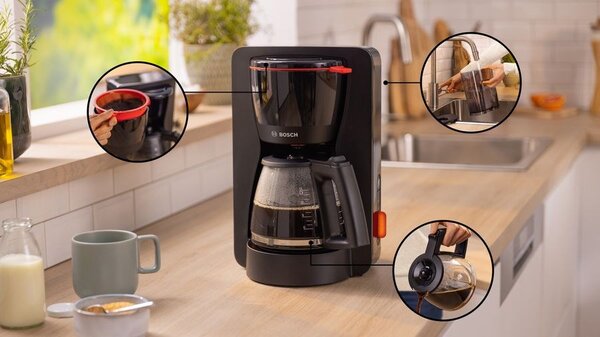 Bosch TKA3M133 kávovar Poloautomatické Kávovar na překapávanou kávu 1,4 l