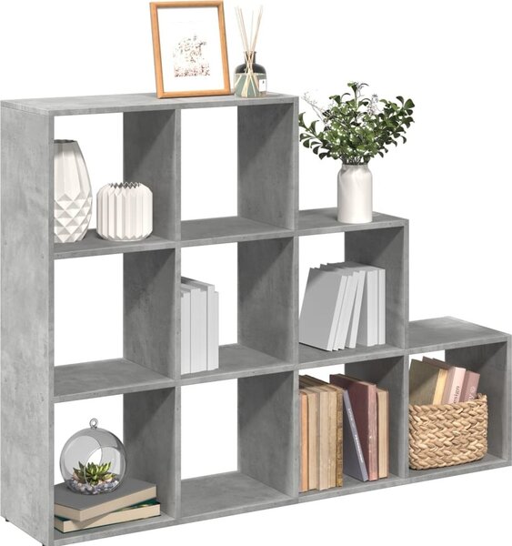 VidaXL Knihovna/dělící stěna 3patrová 137,5x29x103,5 cm [886273] Barva: dub sonoma