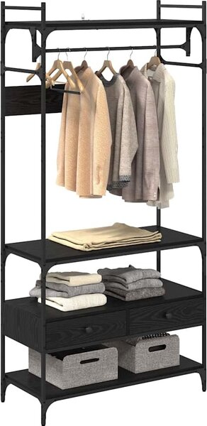 VidaXL Stojan na oblečení se zásuvkami 89 x 39 x 184,5 cm [883549] Barva: dub sonoma