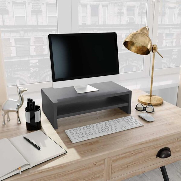 VidaXL Stojan na monitor 42 x 24 x 13 cm kompozitní dřevo [862407] Barva: dub sonoma
