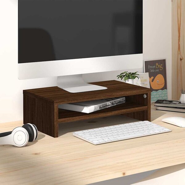 VidaXL Stojan na monitor 42 x 24 x 13 cm kompozitní dřevo [862407] Barva: dub sonoma