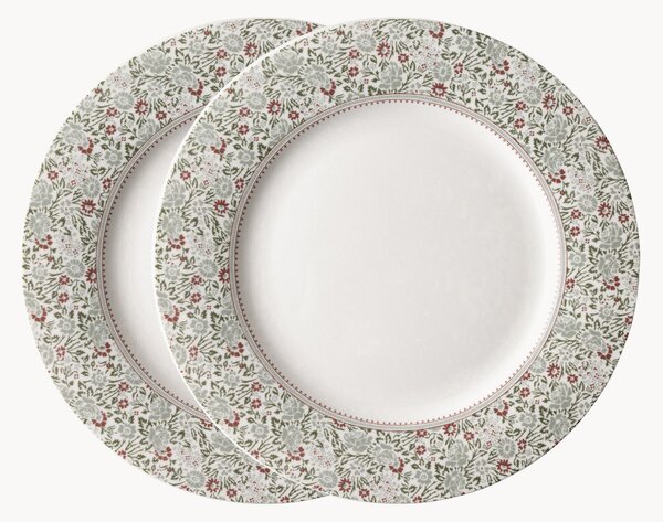 Sada porcelánových talířů Flat, 2 díly
