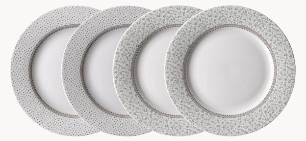 Sada porcelánových talířů Gift Set Flat, 4 díly