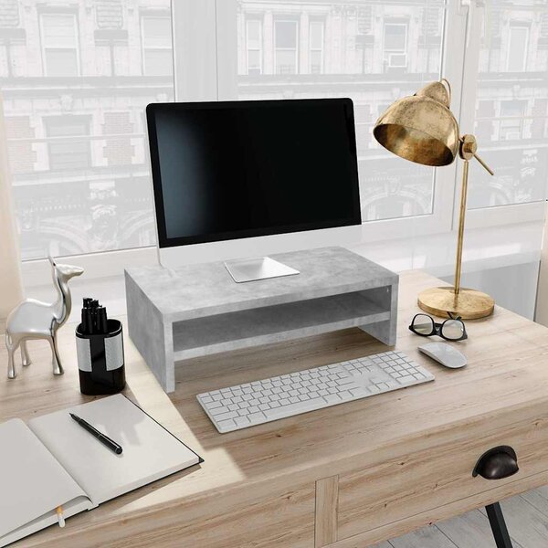 VidaXL Stojan na monitor 42 x 24 x 13 cm kompozitní dřevo [862407] Barva: dub sonoma