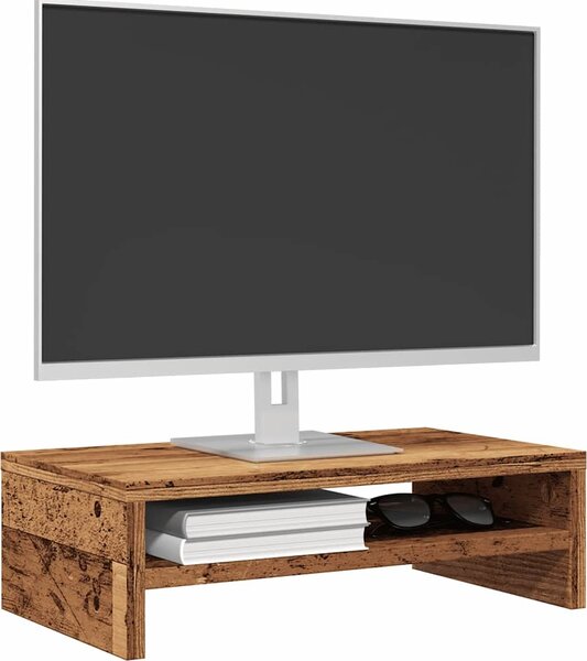 VidaXL Stojan na monitor 42 x 24 x 13 cm kompozitní dřevo [862407] Barva: dub sonoma