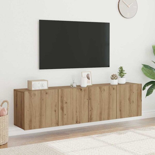 VidaXL TV skříňky nástěnné 2 ks 80 x 30 x 41 cm [862197] Barva: dub sonoma