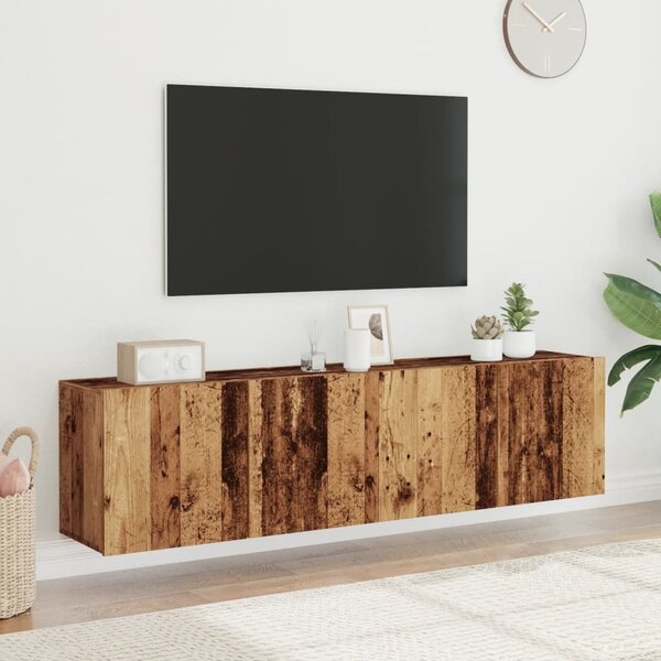 VidaXL TV skříňky nástěnné 2 ks 80 x 30 x 41 cm [862197] Barva: dub sonoma