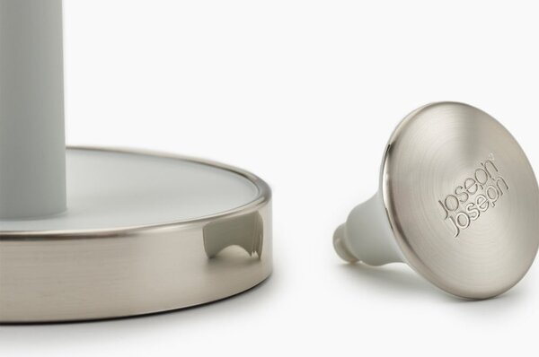 Bílý plastový stojan na papírové utěrky ø 16 cm Push&Tear – Joseph Joseph