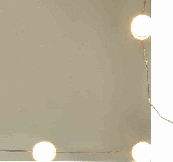VidaXL Toaletní stolek s LED 86,5x35x136 cm [862108] Barva: kouřový dub