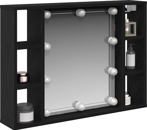 VidaXL Zrcadlová skříňka s LED 76 x 15 x 55 cm [862104] Barva: dub sonoma