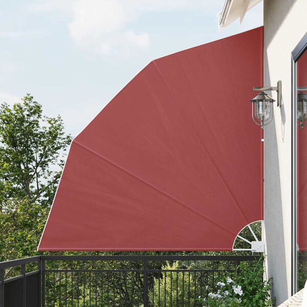 VidaXL Zástěna na balkon 210 x 210 cm Polyester [42037145] Barva: Cihlová