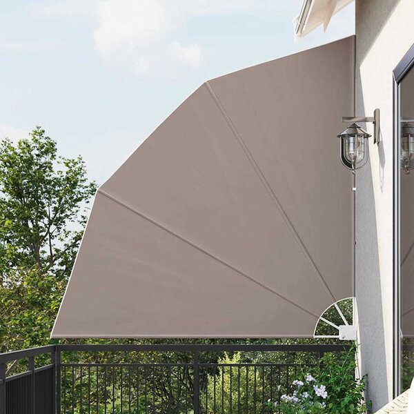 VidaXL Zástěna na balkon 210 x 210 cm Polyester [42037145] Barva: Cihlová