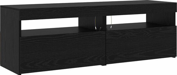 VidaXL TV skříňka s LED osvětlením 240x35x40 cm [3332522] Barva: kouřový dub