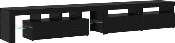 VidaXL TV skříňka s LED osvětlením 260x36,5x40 cm [3332493] Barva: Betonová šedá