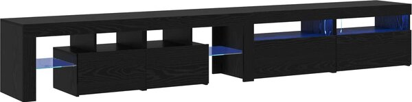 VidaXL TV skříňka s LED osvětlením 260x36,5x40 cm [3332493] Barva: Betonová šedá