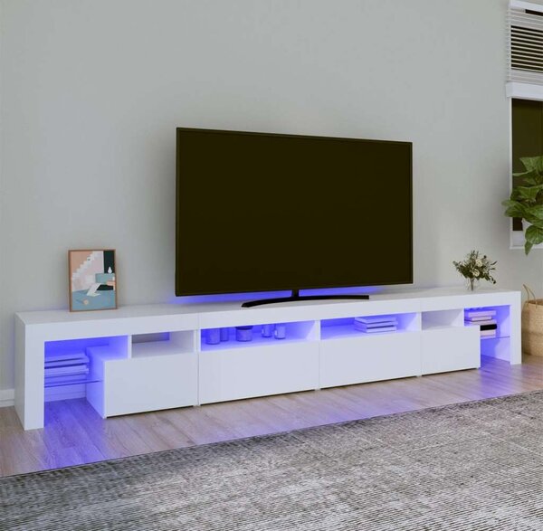 VidaXL TV skříňka s LED osvětlením 260x36,5x40 cm [3332493] Barva: Betonová šedá