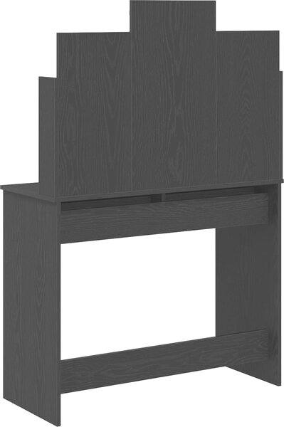 VidaXL Toaletní stolek s LED osvětlením 96 x 40 x 142 cm [862109] Barva: Bílá