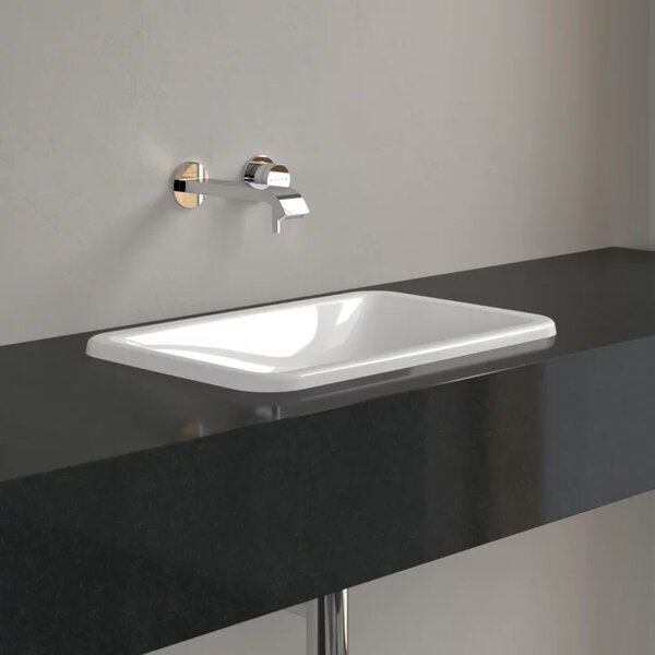 Villeroy & Boch Loop & Friends umyvadlo 51x34 cm obdélníkový zápustný bílá lesk 4A640101