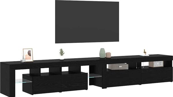 VidaXL TV skříňka s LED osvětlením 260x36,5x40 cm [3332493] Barva: Betonová šedá