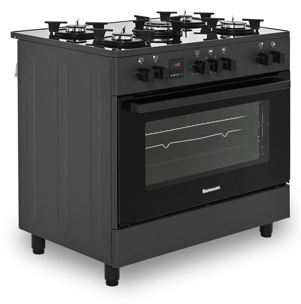 Plynový/elektrický sporák Ravanson KWGE-K90 černý
