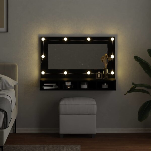 VidaXL Zrcadlová skříňka s LED 90 x 31,5 x 62 cm [862781] Barva: Bílá
