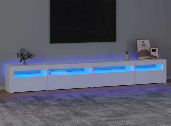 VidaXL TV skříňka s LED osvětlením 270 x 35 x 40 cm [3332509] Barva: Bílá