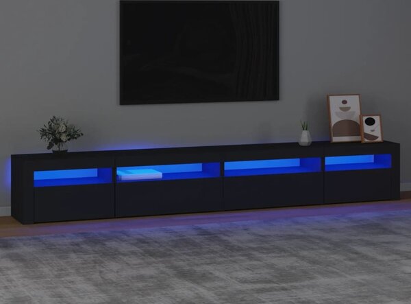 VidaXL TV skříňka s LED osvětlením 270 x 35 x 40 cm [3332509] Barva: Bílá