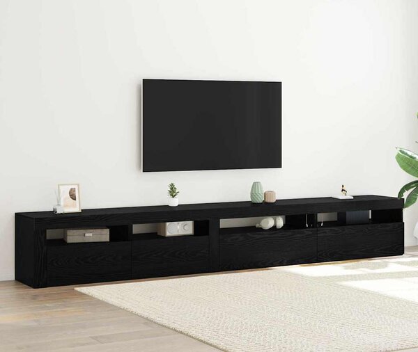 VidaXL TV skříňka s LED osvětlením 270 x 35 x 40 cm [3332509] Barva: Bílá