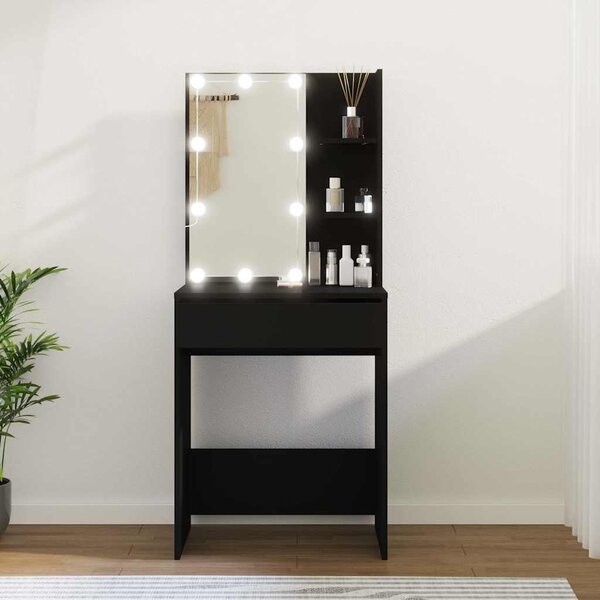 VidaXL Toaletní stolek s LED 60 x 40 x 140 cm [862780] Barva: dub artisan
