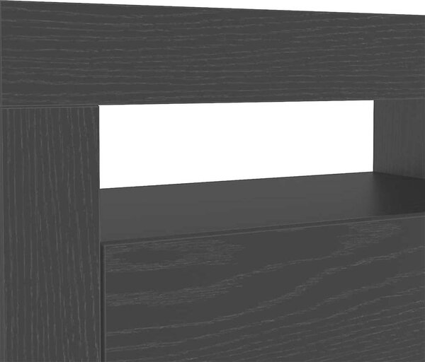 VidaXL TV skříňka s LED osvětlením 240x35x40 cm [3332522] Barva: kouřový dub