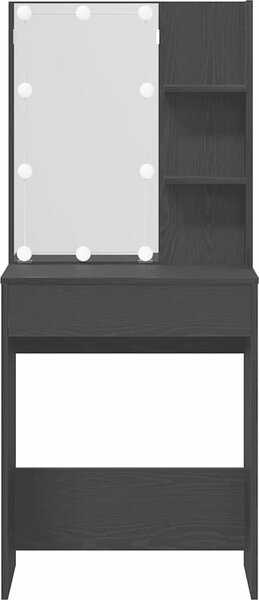 VidaXL Toaletní stolek s LED 60 x 40 x 140 cm [862780] Barva: dub artisan
